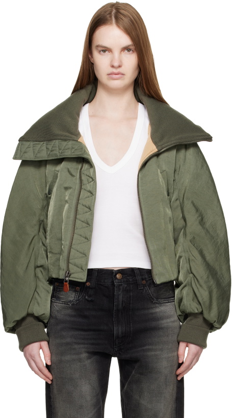 Photo: R13 Khaki Oversized Padded Jacket