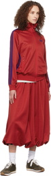 NEEDLES Red Poly Smooth Track Jacket