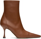 MACH & MACH Brown Dark 85 Ankle Boots