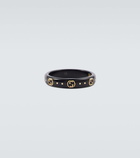 Gucci - Icon 18kt gold and corundum ring