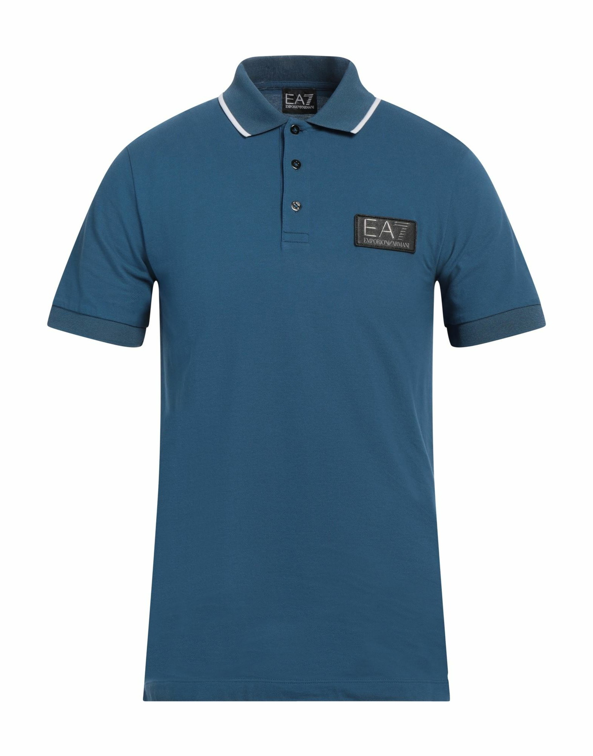 Ea7 Mens Polo shirt Slate in Blue