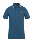 Ea7 Mens Polo shirt Slate in Blue