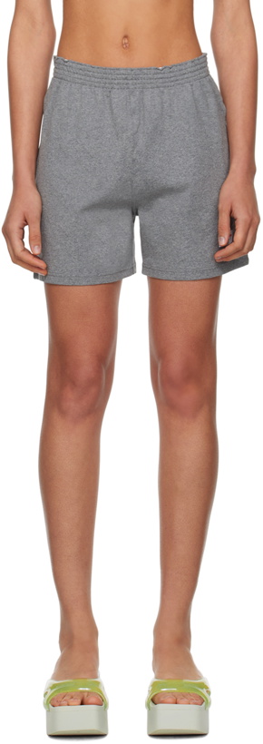 Photo: Alexander Wang Gray Relaxed-Fit Shorts