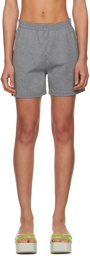 Alexander Wang Gray Relaxed-Fit Shorts