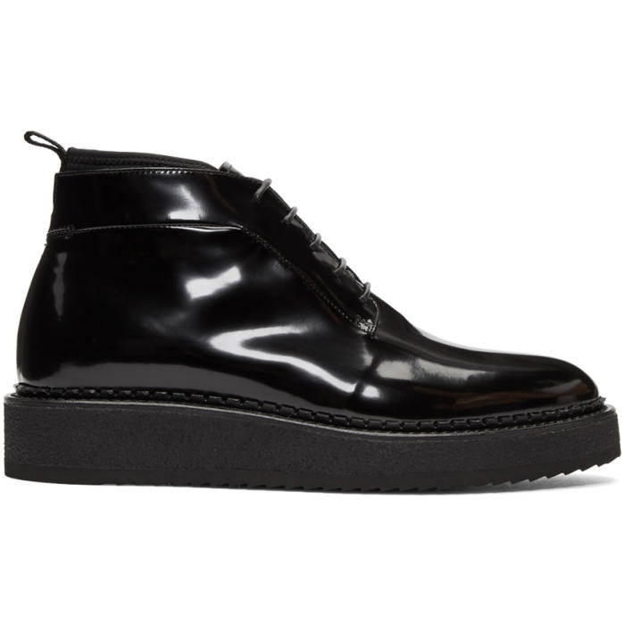 Photo: John Elliott Black Patent Creeper Derbys