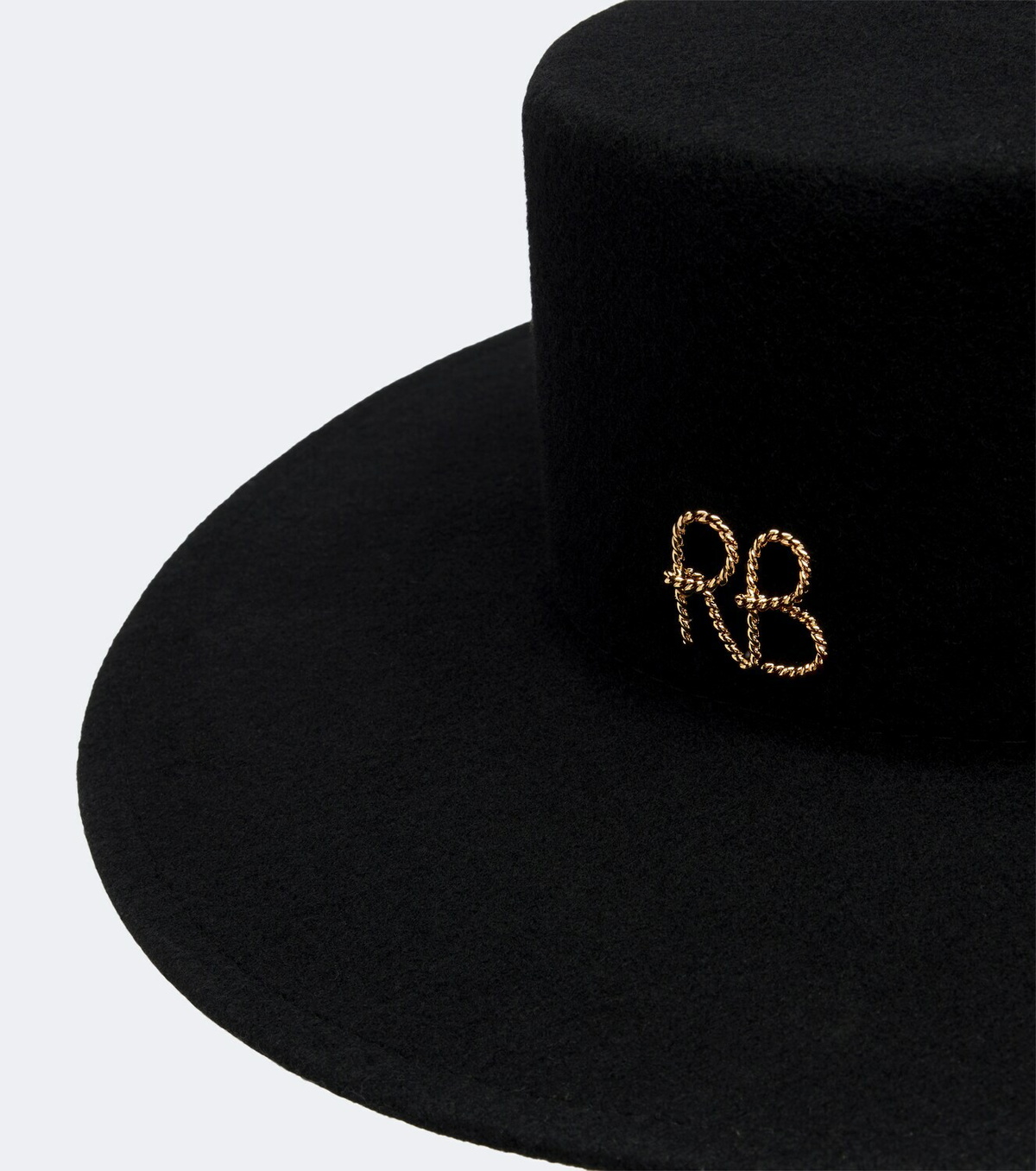 Ruslan Baginskiy Chain-detail wool felt fedora