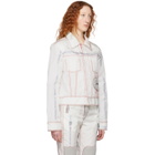 Kanghyuk White Readymade Airbag Emblem Jacket