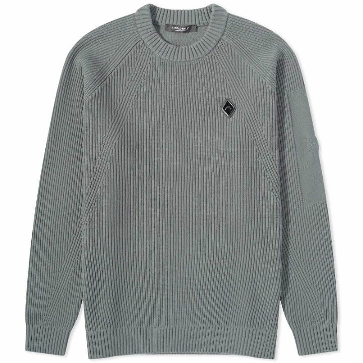 Photo: A-COLD-WALL* Men's Windermere Crew Knit in Muted Green