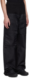 SPENCER BADU Black Snow Cargo Pants