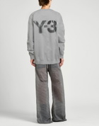 Y-3 Mens Sweatshirt in Grey