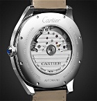 Cartier - Drive de Cartier Automatic 40mm Steel and Alligator Watch - Men - Silver