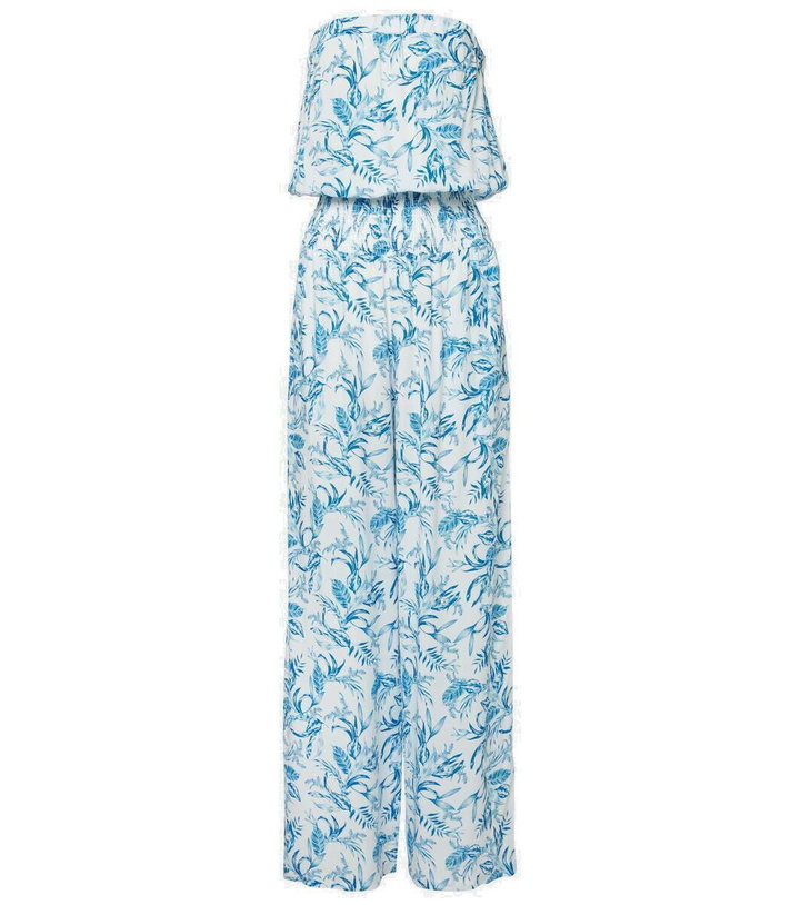 Photo: Melissa Odabash Naomi strapless cotton jumpsuit