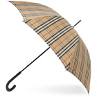 Burberry Beige Check Walking Umbrella
