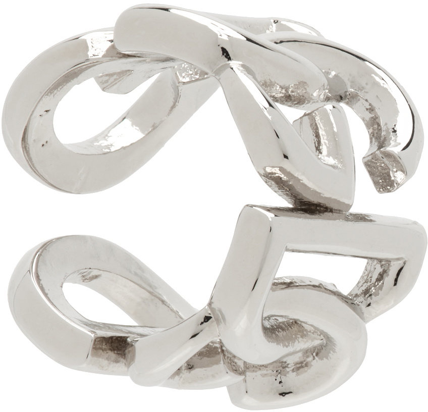 Dolce & Gabbana Silver DG Logo Single Ear Cuff Dolce & Gabbana