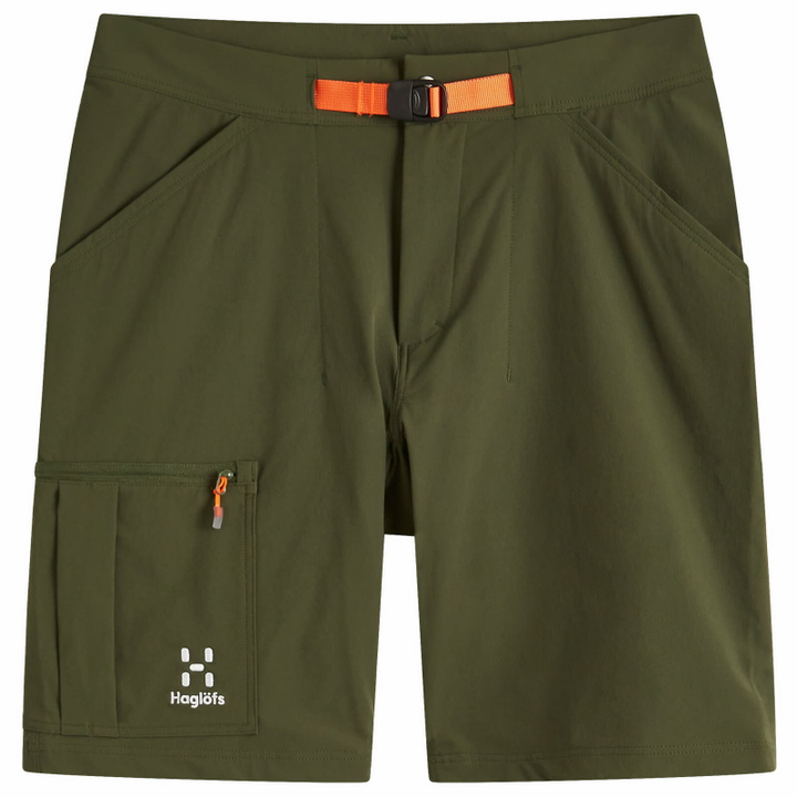 Photo: Haglöfs Men's Lizard Softshell Shorts in Seaweed Green