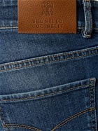 BRUNELLO CUCINELLI - Stonewashed Cotton Denim Jeans