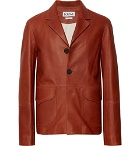 Loewe - Leather Jacket - Brown