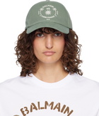 BALMAIN Green 'Balmain Paris' Cap