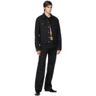 Linder Black Moire Effect Dimitri Jeans