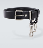 Comme des Garçons Homme Steer Oil leather belt
