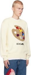 KidSuper Off-White Paint Palette Sweater