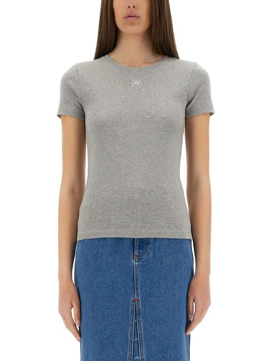 MARINE SERRE ポップコーントップ MARINE SERRE Popcorn Textured Tech Top Marine Serre