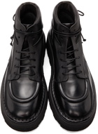 Marsèll Black Dentolone Lace-Up Boots