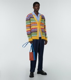 Marni - Striped mohair-blend cardigan