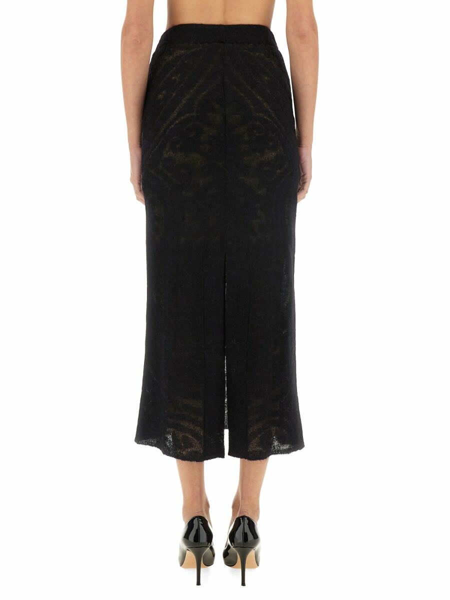 Alpaca Blend Vest Skirt Set
