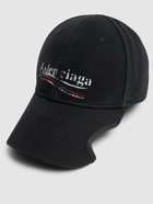 BALENCIAGA Political Cotton Drill Cap