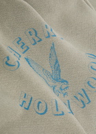 Cherry Los Angeles Hollywood Parachute Printed Cotton Sweatpants Grey