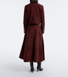Altuzarra Varda suede maxi skirt