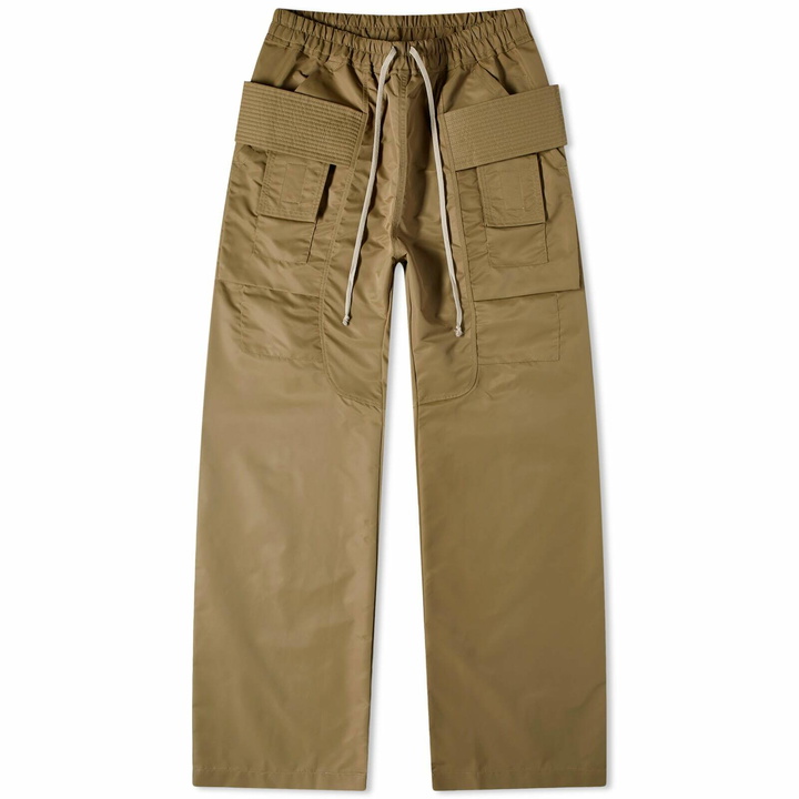 Photo: Rick Owens DRKSHDW Men's Cargo Drawstring Pants in Pale Green