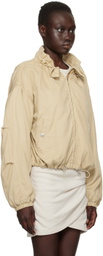 Isabel Marant Etoile Khaki Plume Bomber Jacket