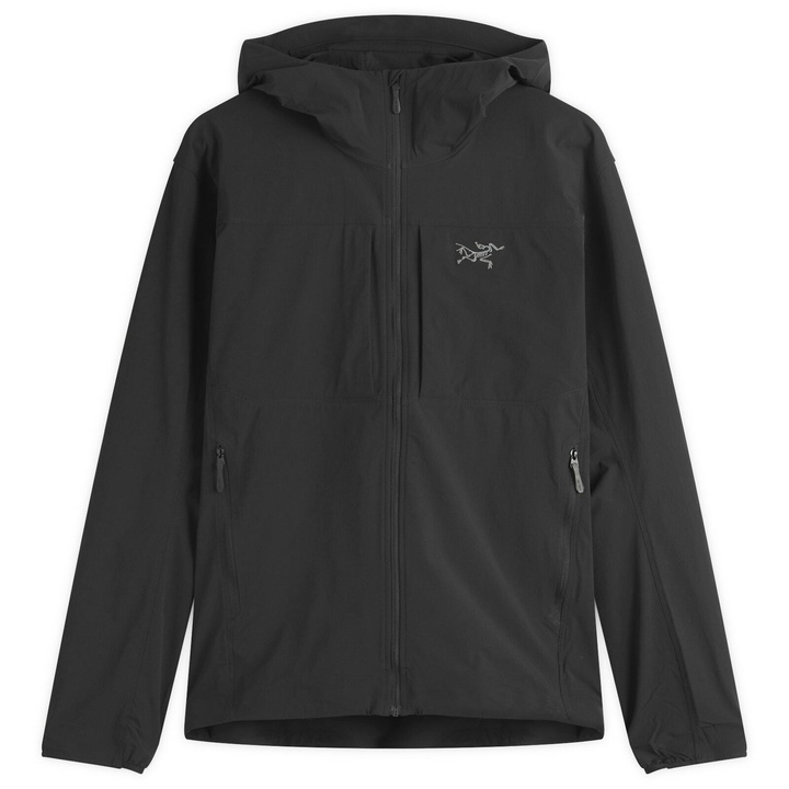 Photo: Arc'teryx Men's Gamma Lightweight Softshell Hoodie in Black
