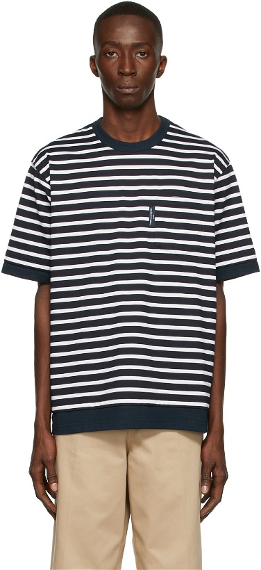 Photo: Comme des Garçons Homme Horizontal Striped T-Shirt