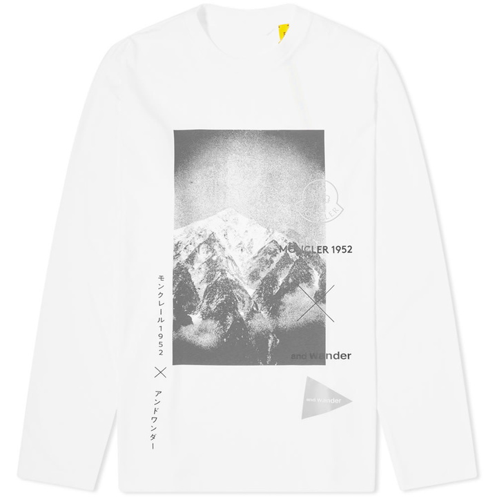 Photo: Moncler Genius x And Wander Long Sleeve Mountain Tee