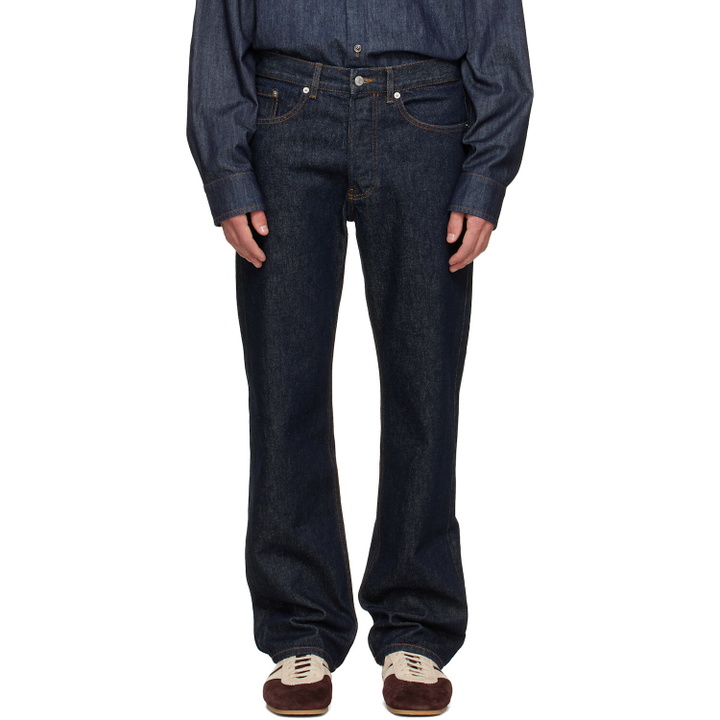 Photo: Dries Van Noten Blue Straight Jeans