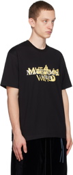 MASTERMIND WORLD Black Glitter T-Shirt