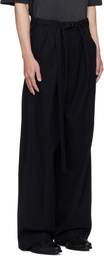 Ann Demeulemeester Black Norulf Workwear Trousers