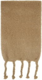 Jil Sander Beige Plain Scarf