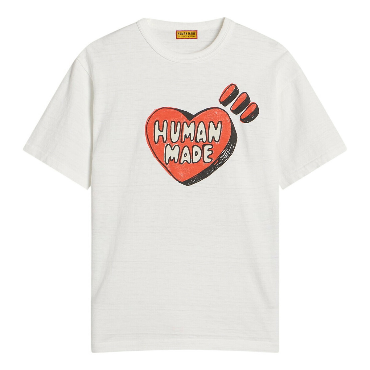 Human Made Men's Logo Tiger T-Shirt in White Human Made
