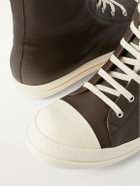 Rick Owens - Sneaks Leather Sneakers - Brown