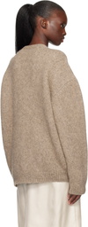 Lauren Manoogian Beige Loft Cardigan