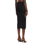 WARDROBE.NYC Black Sheer Midi Skirt