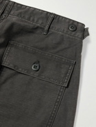 OrSlow - Slim-Fit Cotton-Ripstop Trousers - Black