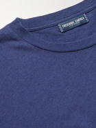 FRESCOBOL CARIOCA - Lucio Slim-Fit Cotton and Linen-Blend T-Shirt - Blue