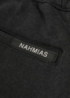 Nahmias Heavy Panelled Cotton Sweatpants Black