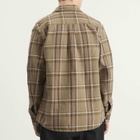 Norse Projects Men's Hjalmer Heavy Twill Check Overshirt in Walnut