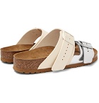 Rick Owens - Birkenstock Arizona Two-Tone Leather Sandals - Off-white